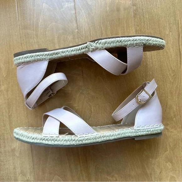 Journee Collection Lyddia Espadrille Sandal, Blush/Light Pink, Size 10M - Picture 9 of 14